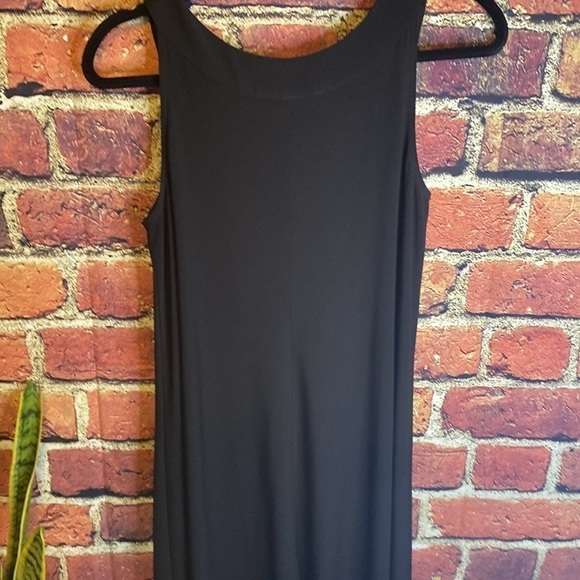 Melanie Lyne Classic Black Sequins Tank Slip On Flowy Dress Size 6 - Picture 10 of 10